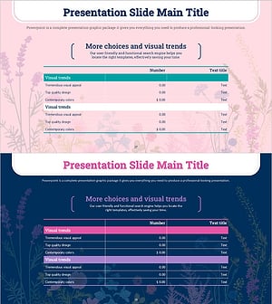 Spring Background Table – Visualizing Financial Performance!