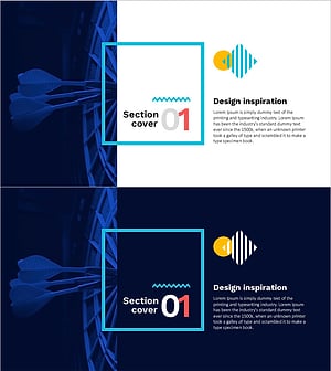 다트 게임 배경의 섹션 커버
