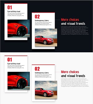 자동차 홍보 페이지 – 비주얼과 전략의 만남