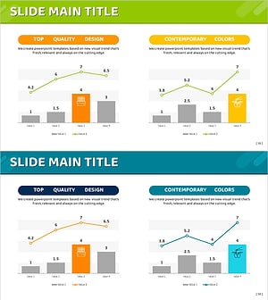 선호하는 음식 혼합형 차트 분석 – 매력적 데이터 시각화