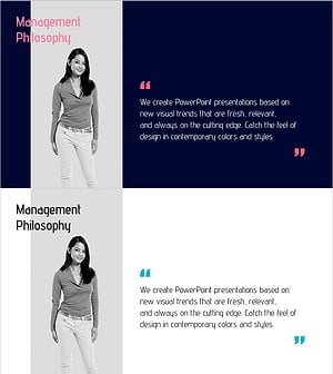 그녀의 경영 철학 – 성공을 담은 프레젠테이션