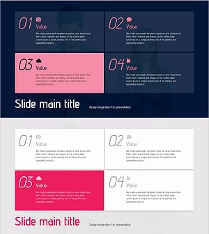 사진 저장 및 공유 서비스 PPT 템플릿 – 클러스터 디자인을 통한 이점 강조