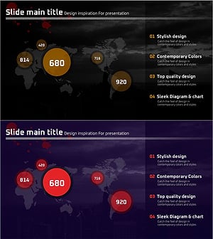 국가별 범죄 발생률 시각화 PPT 템플릿