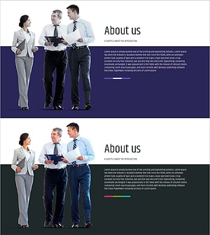 비즈니스 업무 소개 페이지 – 기업 소개를 위한 프레젠테이션 템플릿