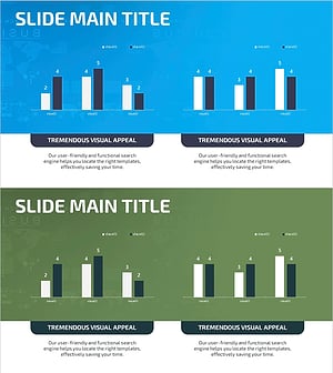 글로벌 트렌드 분석 막대그래프 – 시장 및 경쟁사 분석