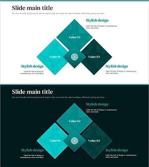 그린 박스 확산 다이어그램 – 운영계획 및 생산 전략 시각화