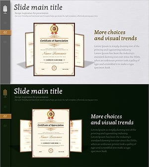 정장 특허 안내 – 인정과 성취