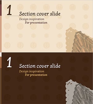 Korean Traditional Tour Template Section Cover – Expression of Traditional Beauty