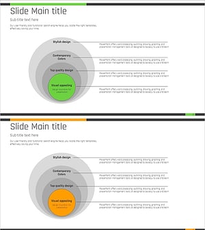 Green Orange Inclusion Diagram – Clarifying Business Strategies and Objectives
