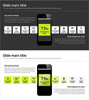 스포츠 아이콘박스와 모바일 목업 – 혁신적 디자인과 정보 전달