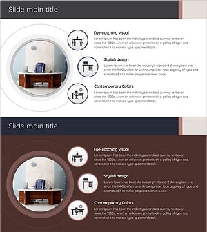 데스크 제품 소개 다이어그램 – 제품 특성과 특징 강조