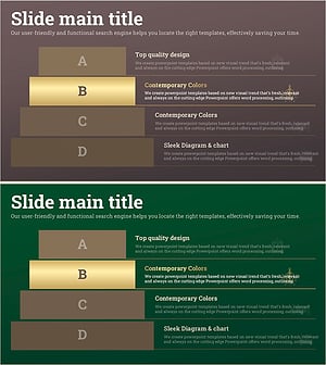 인테리어 층상 구조 다이어그램 – 사업 전략과 비전 전달
