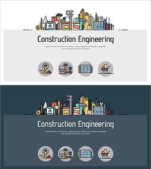 Architectural Engineering Template Cover – Creative Design