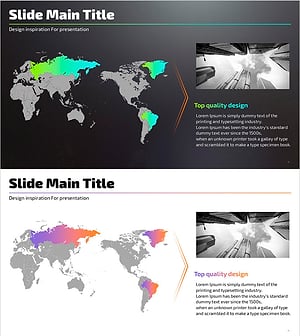 글로벌 네트워크 분석을 위한 사업 타겟 시장 분석 슬라이드