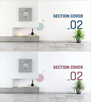 Simple Interior Template Section Cover 02 – The Start of a Stylish Presentation