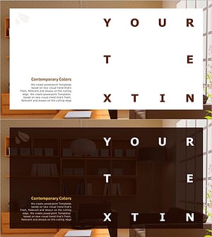 감각적인 텍스트 페이지 – 제품 소개를 위한 인트로 슬라이드