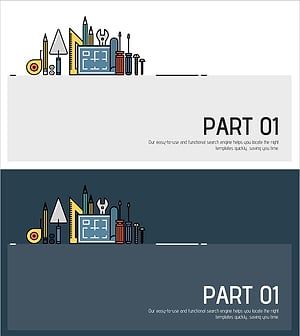 Architectural Engineering Illustration Slide Template – Creating Professionalism and Creativity