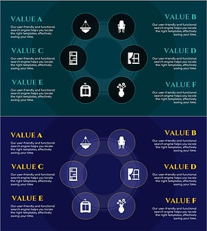 Product Business Area Diagram Slide – Visualization and Efficiency