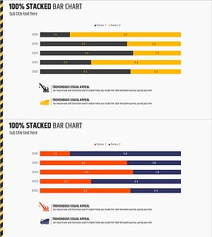 가로막대그래프를 통한 운송수단 변화 추이 분석