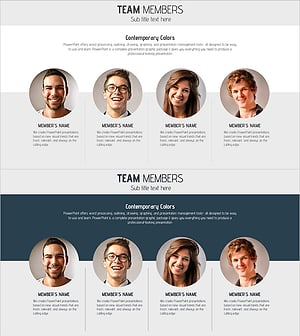 Introducing Grey Navy Team – Modern Diagram