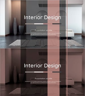 깔끔한 인테리어 디자인 PPT 표지