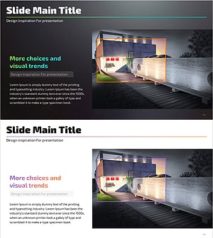 Architectural Design and Text Slide – Innovative Business Overview