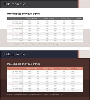 재무 계획 시각화를 위한 다이어그램 – 그레이 브라운 디자인