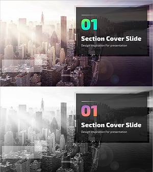 신도시 템플릿 PPT 간지 01 – 도시의 미래를 담다