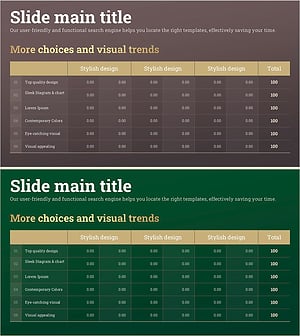 Gold Table Design Diagram – Stylish Visual