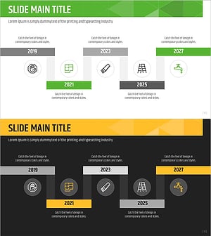 작업 추진 일정 다이어그램 - 사업계획과 전략의 시각화