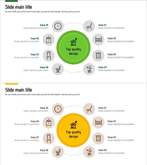 Eco-friendly Furniture Product Overview – Diagram Emphasizing Sustainability