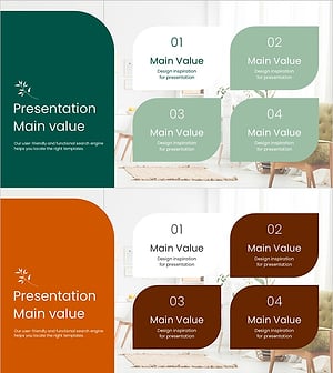 나뭇잎 프레임의 다이어그램 – 자연을 담은 디자인