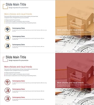 가전 제품 분석 슬라이드 – 현대적 비주얼 트렌드