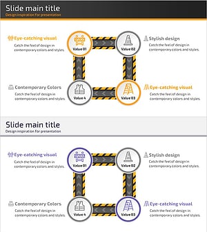 안전 관리 체계 프로세스 슬라이드 – 효율적인 운영과 관리