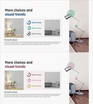 가구 조성 계획 슬라이드 – 시장 분석을 통한 시각적 트렌드