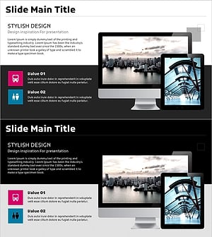 모던 디자인의 기술 부문 전략 PPT – 혁신과 미래 계획