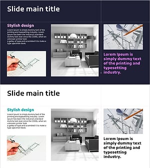 시공 계획에 대한 효과적인 칼럼 슬라이드