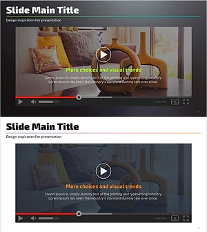 영상 시청 슬라이드로 전달력 극대화 – 다양한 디자인 영감을 담은 템플릿