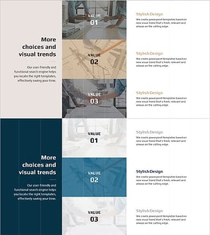 건축 설계 진행과정을 시각화한 슬라이드 – 사업 성공 전략