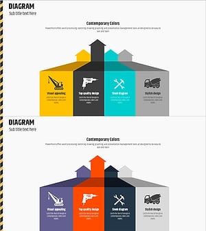 공사 장비 전략 다이어그램 – 비즈니스 성공을 위한 흐름도