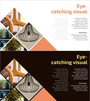 인테리어 소품을 다룬 사업비전 슬라이드