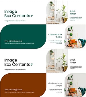 플랜테리어 이미지와 텍스트박스 – 공간과 스타일을 표현하다