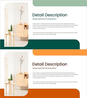 플랜테리어 슬라이드 템플릿 – 공간 디자인을 효과적으로 전달