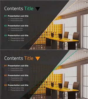 Contents of Construction Project PPT – Clear and Simple Layout