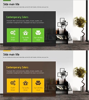 주택 관리 서비스 슬라이드 템플릿 – 사업 전략과 기술적 이해