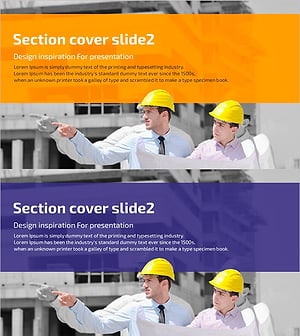 건설 안전 관리 PPT 간지 – 직관적인 디자인