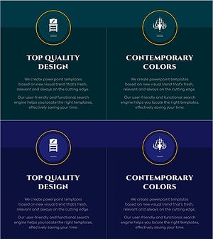 Diagram PPT for Product Description Page – Color and Quality