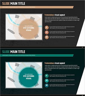 Curve Graph Slide for Analyzing Regional Figures – Effective Data Delivery