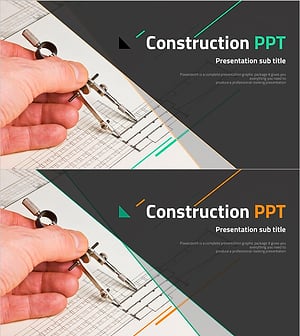 Architectural Project PPT Cover – Professionalism and Innovation