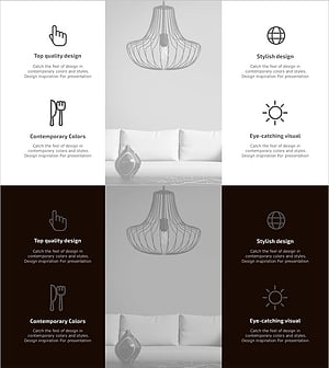 주거환경 개선을 위한 인포그래픽 슬라이드 – 핵심역량과 비전